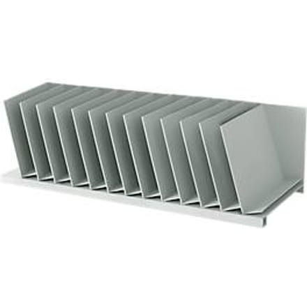 Sorteerstation, A4, polystyreen, voor kasten, 12 vakken, B 700 x D 310 x H 206 mm