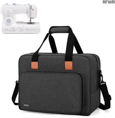 RFWR® Draagbare Naaimachinetas met Extra Opbergmogelijkheden voor Naai-accessoires - Zwart