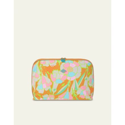 Oilily Chelsey - Toilettas - Dames - Met Spiegeltje - Waterdicht - Bruin - One size