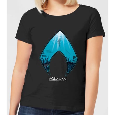 Aquaman Deep dames t-shirt - Zwart - 3XL