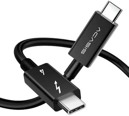Acasis - Thunderbolt 4 - USB‑C Kabel - 200cm – 40Gbps Datakabel – 100W Snelladen
