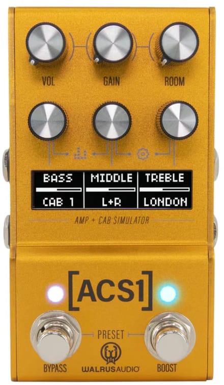 Walrus Audio Mako ACS1 MKII Amp + Cab Simulator - Effect-unit voor gitaren
