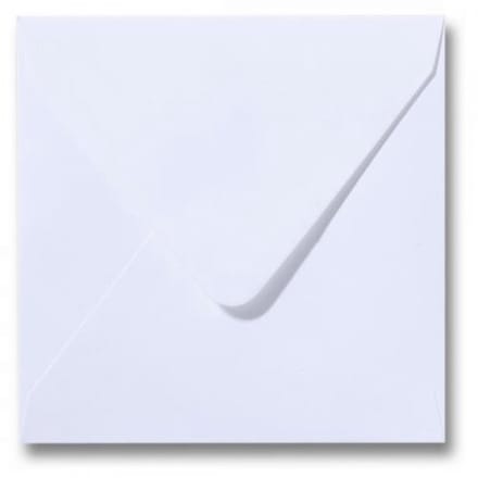 Luxe enveloppen Wit 500 stuks 14x14 Cm 110 Grams - Gratis verzonden