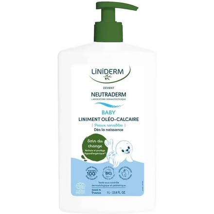 Neutraderm Baby Liniment Oleo-Calcaire Pompfles Bio 1 L