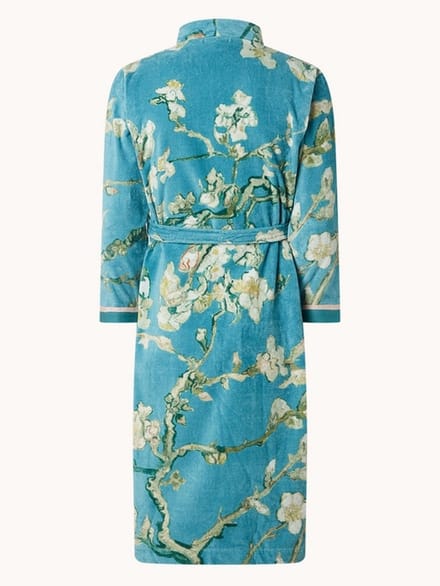 Beddinghouse x Van Gogh Museum - Katoen - Badjas - Blossom - S - Blauw