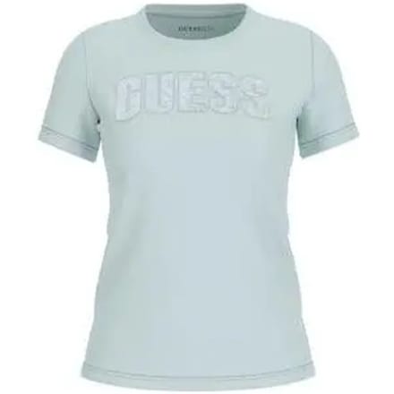 T-shirt met kant voor dames Guess Logo