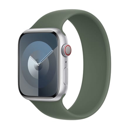 Apple Siliconen solobandje voor de Apple Watch | 38/40/41/42 mm - Maat 7 - Cypress