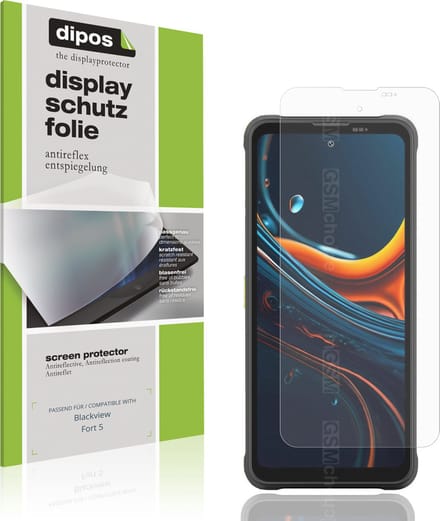 dipos – 4x Matte Beschermfolie geschikt voor Blackview Fort 5 | Krasbestendige & antireflecterende Screenprotector Ultra-Thin