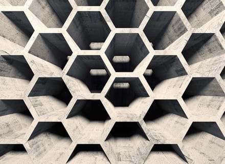 Fotobehang HoneycombStructure2 DD118740 A.S. Création Designwalls | 3D Fotobehang