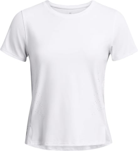 Under Armour Damen T-Shirt Ua Launch Elite Shortsleeve White 100-S (US SM)