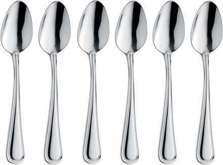 Amefa Hoogwaardig RVS Koffielepels - 6 Delig