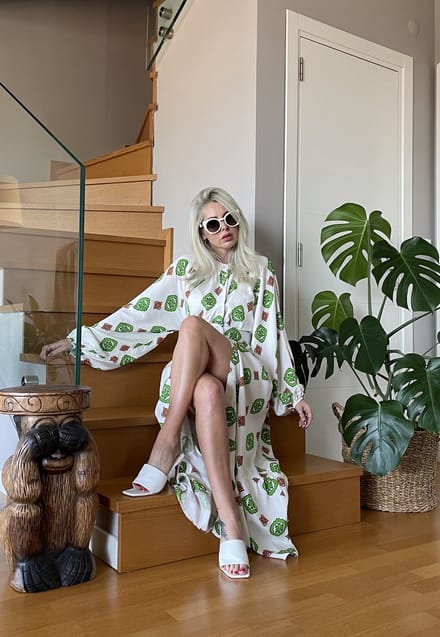Blousejurk//SIRMAZA/GROEN
