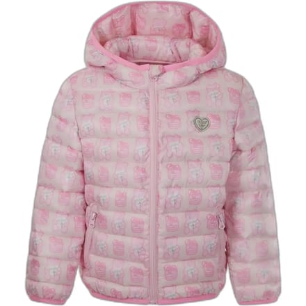 Jas met kap, rits voor kinderen Guess