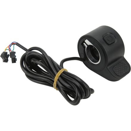Accélérateur au pouce Général C024 Installation Facile ABS Stable Accélérateur Électrique au Doigt pour Scooters Accessoires de Modification black