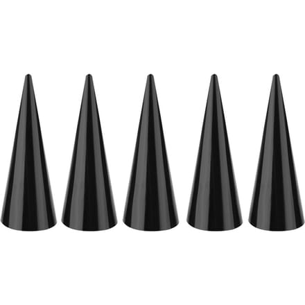 5 stuks Enkele Vinger Display Ringhouder Vitrine Standaard Sieraden Ringen Organizer (Zwart) gray