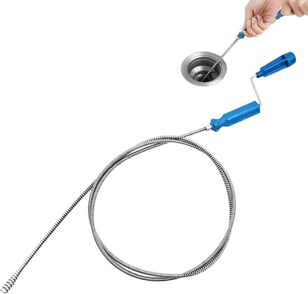 170 cm Flexibele Afvoer Ontstopper Spiraal voor Wasmachines, Douches en Wastafels