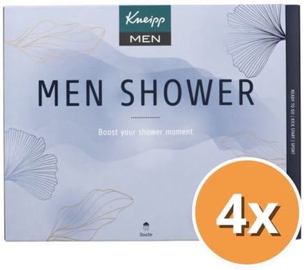 4x Kneipp Luxe geschenk set Men Shower (3 x 200 ml)