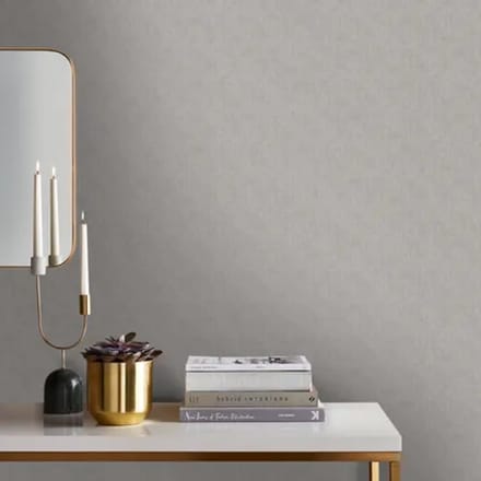 Decomode Vliesbehang Linen Shimmer - Lichtgrijs - 10,05 M X 52 Cm
