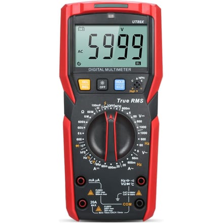 UNI-T UT89X Digitale multimeter Hoge nauwkeurigheid Handheld mini universele meter 6000 tellingen LCD-scherm