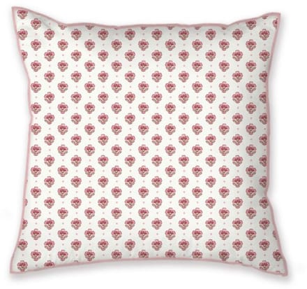 Pip Studio Jaipur Flower Square Cushion Sierkussen - 40 x 40 cm cm - Licht roze