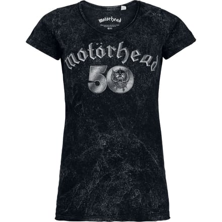 Motörhead T-shirt - Core 50th - S tot XXL - voor Vrouwen - grijs