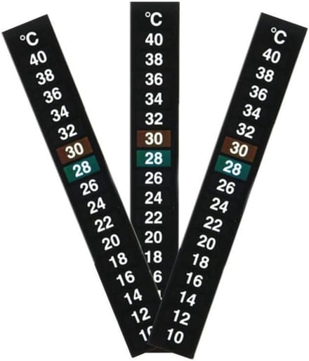 Temperatuur Meter Sticker - 3 Stuks Digitale Thermometer voor Aquarium en Vis Tank
