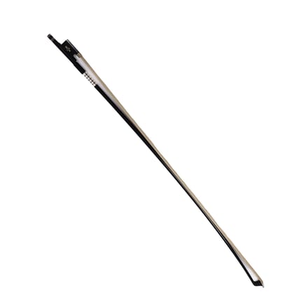 Archet de violon octogonal en fibre de carbone, en ébène pur, sculpté, couleur coquille brown