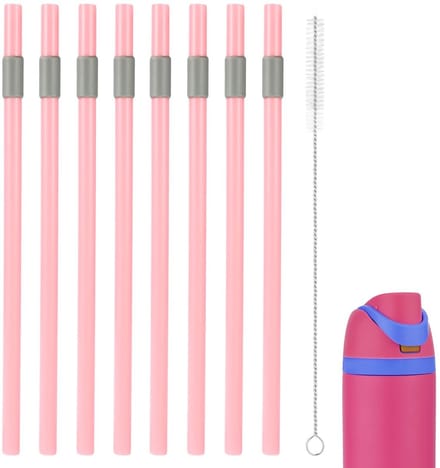 BPA-vrij Plastic - Dailygoods- Vervangende Rietjes 8 Stuks