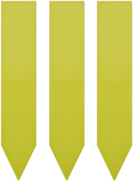 CombiCraft steeketiketten van PVC 20 x 100 mm geel - 100 stuks