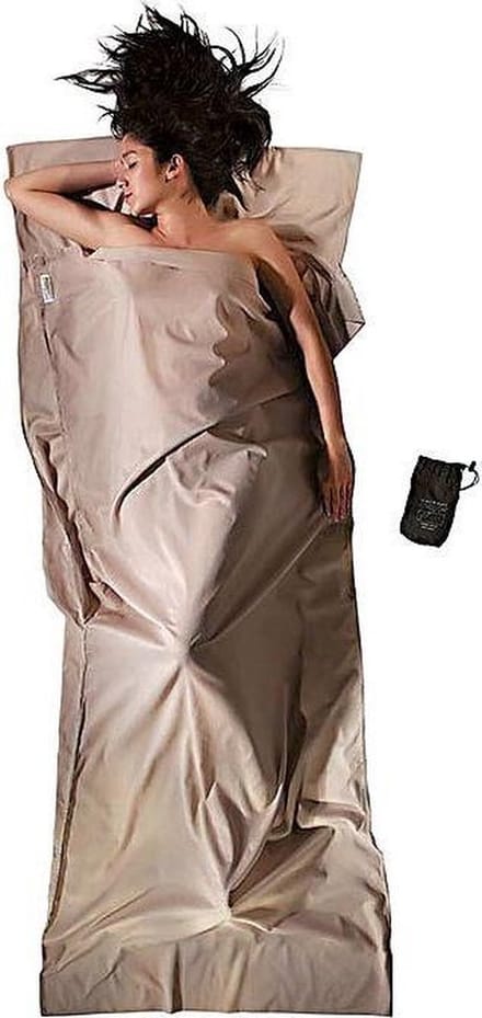 Cocoon Travelsheet, Insectshield, Egypt Cotton (Maat - 210 x 82 cm, Kleur - Sand)