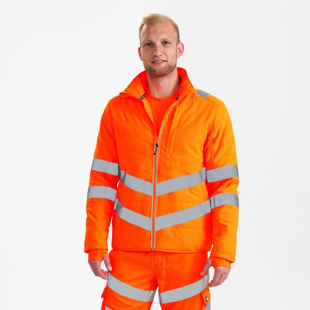 Engel Safety gewatteerde jack 1159-158 - Hi-vis Orange - XS