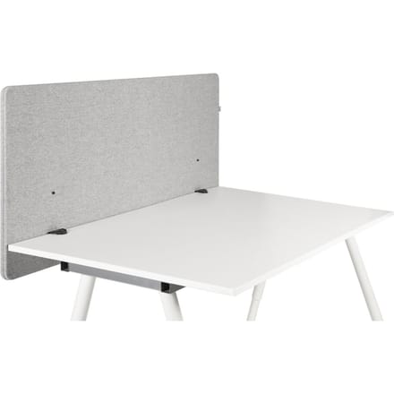 Akoestische scheidingswand FLEXMIUT D 120 cm lichtgrijs - hjh OFFICE