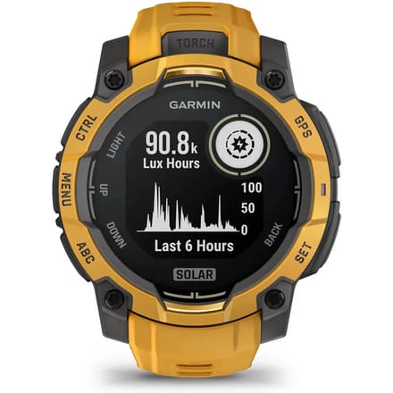 Garmin Instinct® 3 Solar – GPS Smartwatch – 45 mm – Zonne-energie – Sunburst/Geel – Limited Edition