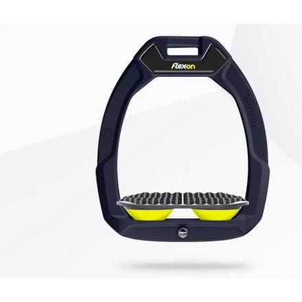 Veiligheidsstijgbeugels Endurance Blauw/Grijs/Geel Flex-On Safe-On