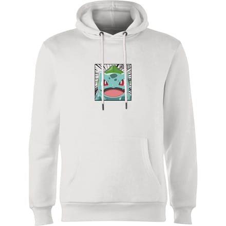 Pokémon Pokédex Bulbasaur #0001 Hoodie - White - S
