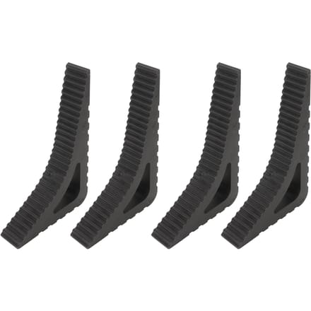 4 pièces Butée de poignée de porte Multipurpose Prévient les collisions Sécurité Épaissie Butée de porte cale pour noir
