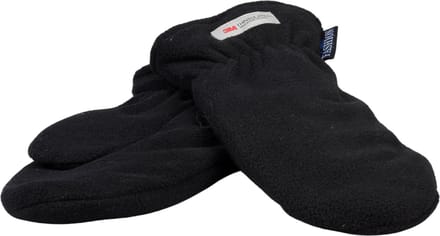 Heren Wanten Fleece - Dubbel Gevoerd - Zwart