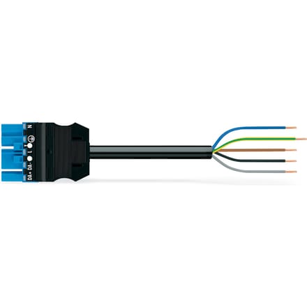 WAGO B2ca 5-Pool Vooraf Geassembleerde Kabel 1.5mm² 1M Blauw - 771-9285/216-101