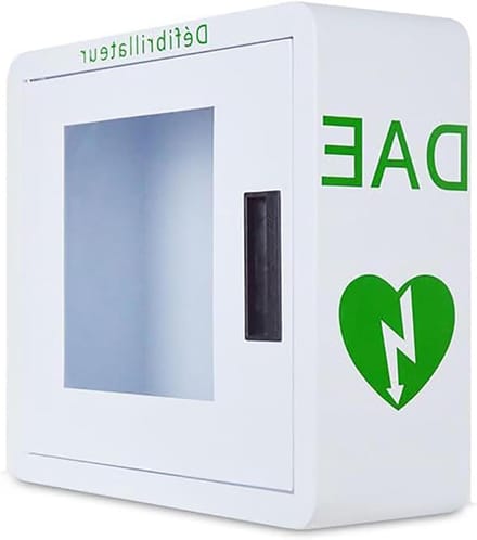 AED kast - Defibrillator opberger - Levens redden - Met alarmsysteem - 42x155x38CM - Groen