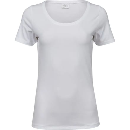 Tee Jays - Dames Stretch T-shirt - White maat S