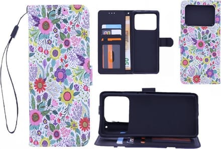 Xiaomi Mi 11 Ultra Bookcase hoesje met print - Flowers