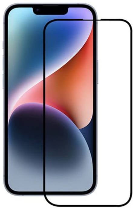 MYWAY, Screenprotector geschikt voor iPhone 14 Pro - EASY GLASS CASE FRIENDLY Tempered Glass, Transparant