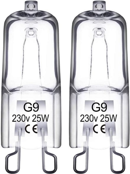 G Master- 2 stuks halogeenlamp G9 25W helder