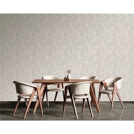 Vliesbehang Antibes An28260 - Lichtgrijs - Middengrijs - Zilver - 10,05 M X 53 Cm