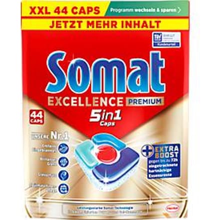 Somat Vaatwaskappen Excellence Premium 5in1, 44 stuks