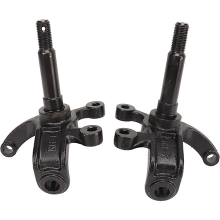 Lot de 2 fusées de direction, axe de roue, disque de frein, bride de moyeu pour 110 cc black