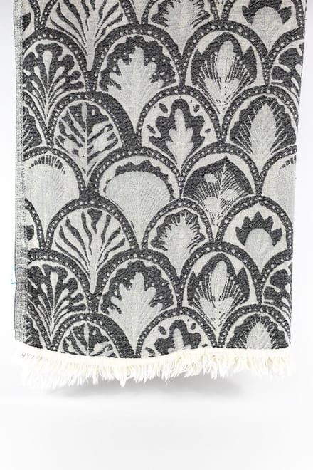 Erine – Turkse hamamdoek – 100x180 cm – katoen – licht & sneldrogend – zwart