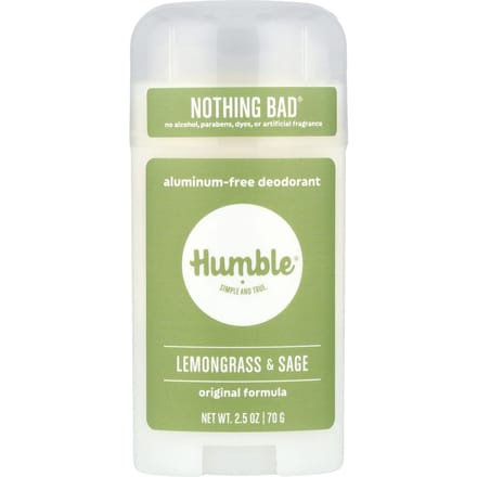 Humble Brands, Aluminum-Free Deodorant, Lemongrass and Sage, 2.5 oz (70 g) white