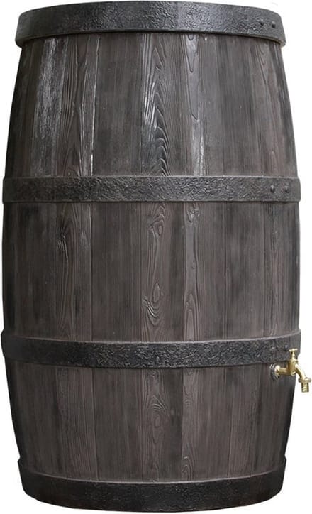 Eiken Regenton 500 liter - Designer - Houtlook