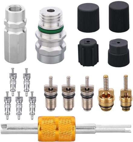 Allecto - Airconditioning Ventiel Set - 17-delige Ontmanteling Tool